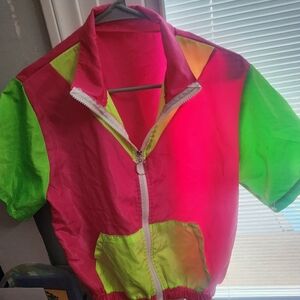 Women's 80's Track Suit Jacket-Size: Small